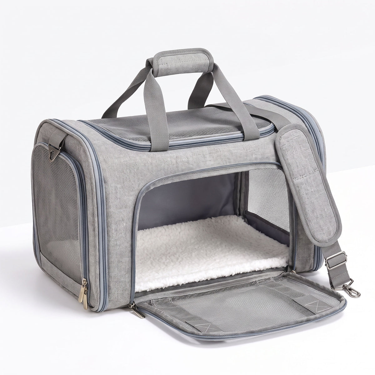 Collapsible soft sided pet carrier, product hero