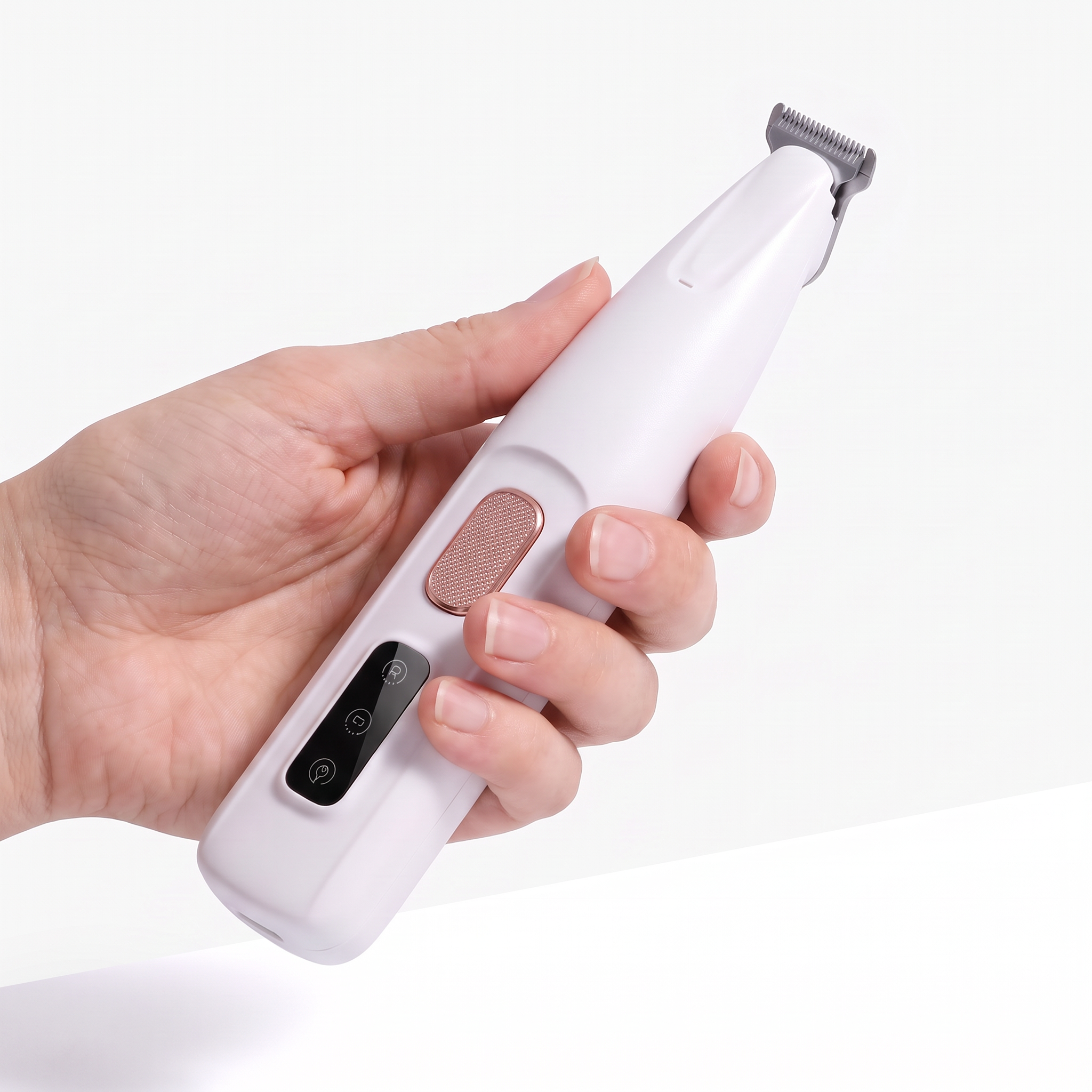 Pet Paw Hair Trimmer | Quiet Under 50dB | LED Light | Rounded Blade | Dogs & Cats