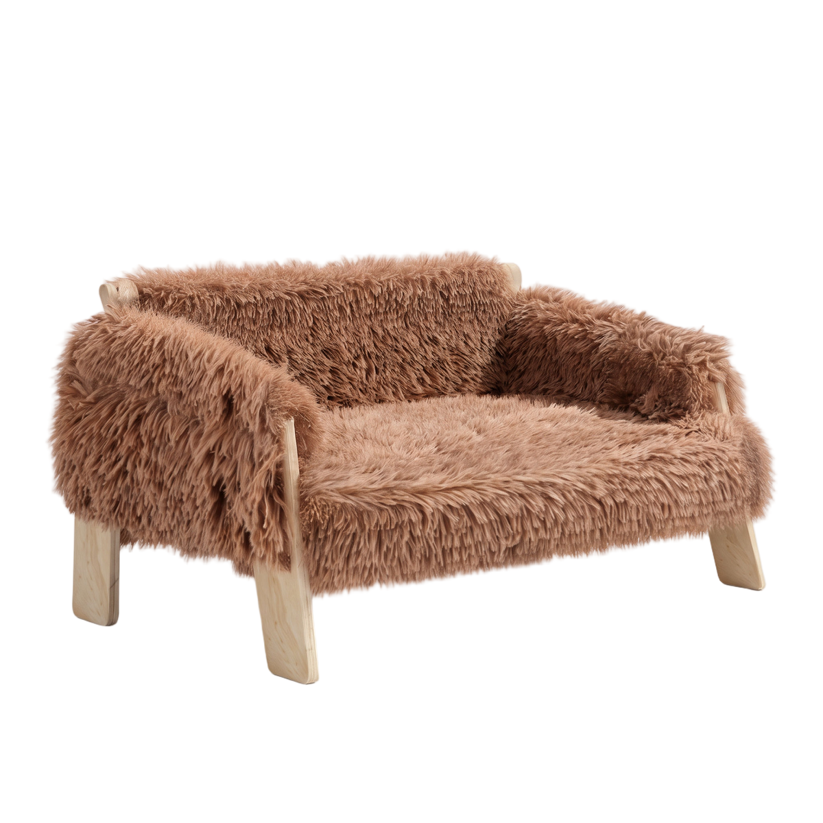 Raised cat sofa bed cutout with the background removed