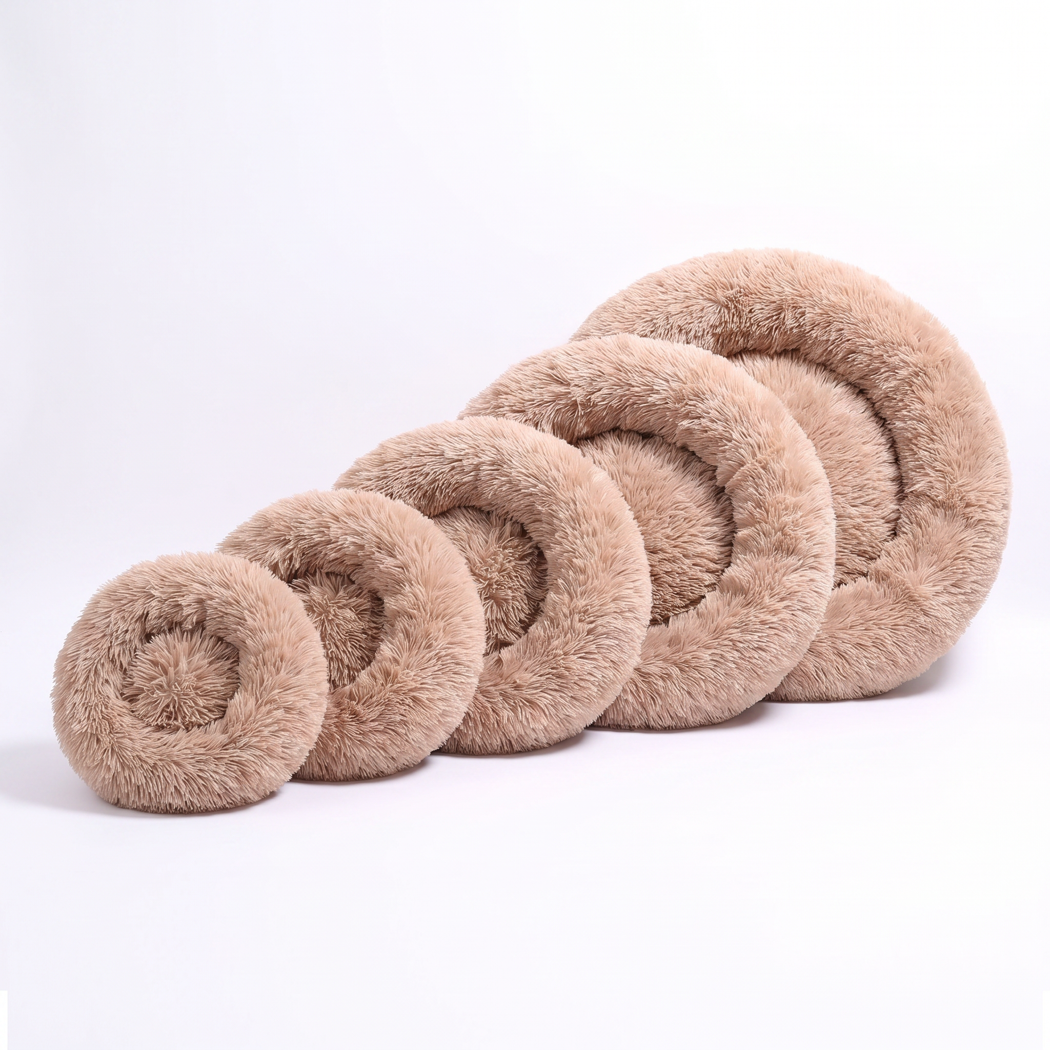 Calming Dog Bed | Plush Faux Fur | Non-Slip | Machine Washable | S–XL