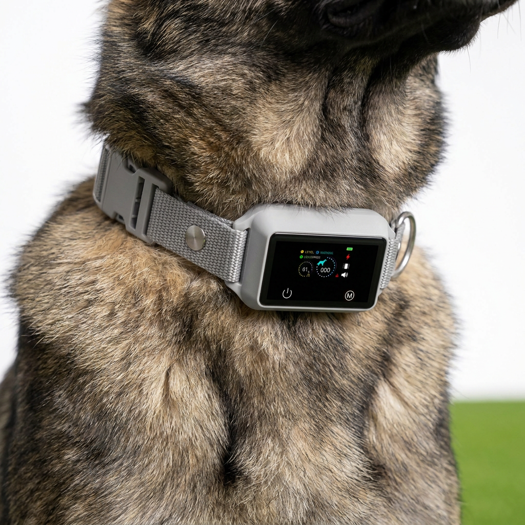 Anti-Bark Collar | Touchscreen Display | Waterproof IP68 | Fits 10"–26" Neck