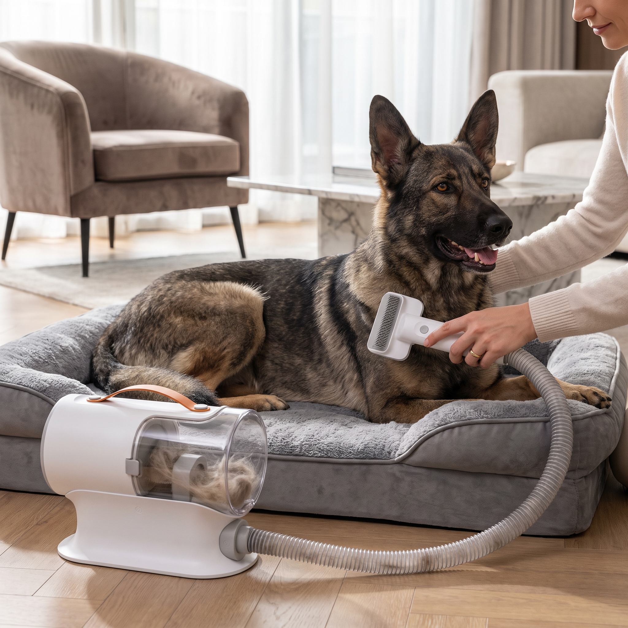 Dog Grooming Vacuum Kit | 5-in-1 | Quiet Under 50dB | Clippers & Vacuum